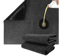 Gykutix Tapis Moto Garage Sol 100x150cm Tapis Découpable et Antidérapan Anti-Déversement d’Huile pour Moto, Auto, Établi et Atelier