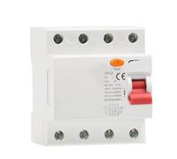 GYL8 - disjoncteur différentiel électromagnétique triphasé + N, interrupteur de sécurité 4P 25A 40A 63A(4P 40A,100mA)