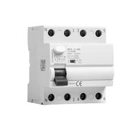 GYL9 AC Residual Current Circuit Breaker Differential Breaker Safety Switch 4P 25A 40A 63A 100A, Pièces(4P 40A,100mA)