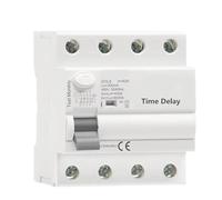 GYL9 AC-S Type temporisé RCD RCCB ELCB Type de retard disjoncteur électromagnétique 3 phases + N 40A 63A 1 pièces(AC-S 4P 63A,100mA)