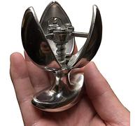 GYLEJWH BDSM Plus Défunte Conception en Acier Inoxydable Anal Lock, Métal Anal Dilatateur Ouverture Plug Anal Anus Gravité Perle Lock, Anal Sex Toys, Adulte Jeu Ass Verrouillage