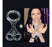 GYLEJWH Crystal Système De Retenue, SM Extreme Bondage Set avec Collier Menottes, Adulte BDSM Jeux Bondage Jouets Fetish/Torture/Slave