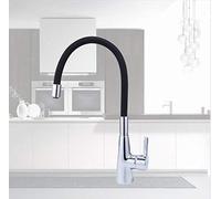 GYLHBQEGB Robinets de Cuisine Nez en Gel de silice, Rotation dans Toutes Les Directions, Robinet de Cuisine mélangeur d'eau Froide et Chaude, Robinet de Cuisine