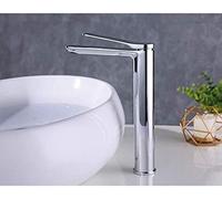 GYLHBQEGB Robinets de Cuisine, Robinet d'évier de Salle de Bains, mitigeur d'eau Froide et Chaude à poignée Unique, Robinet d'évier monté sur Le Pont Haut