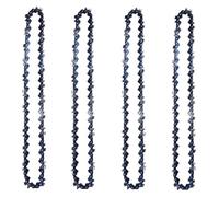 GYLXL 1/2/4 pièces 8 pouces Mini tronçonneuse 1/4 "lame de pas .043" calibre guide chaîne for la coupe du bois 48 maillons d'entraînement pièce rechange for,0224