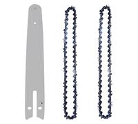 GYLXL 1/2/4 pièces 8 pouces Mini tronçonneuse 1/4 "lame de pas .043" calibre guide chaîne for la coupe du bois 48 maillons d'entraînement pièce rechange for,0224