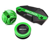 GYLXL Compatible avec Z900 2017-2024 2020 2021 2022 2023 Moto Liquide De Frein Cylindre Maître Réservoir Bouchon Remplissage D'huile Garde Z 900,150(3 Green-A)