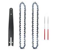 GYLXL Ensemble de chaîne et plaque guidage en acier 8 pouces, adapté aux tronçonneuses électriques, utilisé for l'exploitation forestière l'élagage. Pièces scie électrique,0224