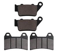 GYLXL Plaquettes de frein avant ou arrière for moto, compatibles avec B&MW G 650 Xmoto G650X (07-08), Aprilia Pegaso Strada (05-06), Husqvarna LT610 SM610,140(Front and Rear)