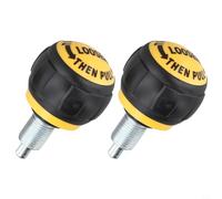 Gym Accessories Lot de 2 boutons de vélo d'appartement avec poignée à ressort intégrée pour un ajustement sûr et un réglage facile (M16-20-8 mm)