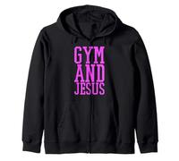 Gym and Jesus Christian Trainer Grace God Athlete Lifting Sweat à Capuche