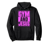 Gym and Jesus Christian Trainer Grace God Athlete Lifting Sweat à Capuche
