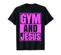 Gym and Jesus Christian Trainer Grace God Athlete Lifting T-Shirt