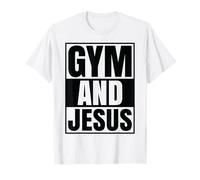 Gym and Jesus Christian Trainer Grace God Savior Athlète T-Shirt