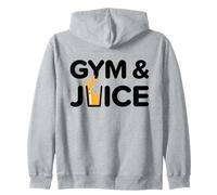 Gym and Juice Drôle Entraînement Sain Jus Fitness Diet Sweat à Capuche