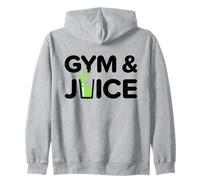 Gym and Juice Drôle Entraînement Sain Jus Fitness Diet Sweat à Capuche