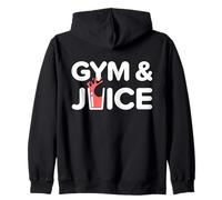 Gym and Juice Drôle Entraînement Sain Jus Fitness Diet Sweat à Capuche