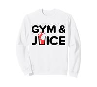 Gym and Juice Drôle Entraînement Sain Jus Fitness Diet Sweatshirt