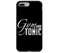 Gym and Tonic Buveur de Gin Fitness Cocktail Lover Workout Coque pour iPhone 7 Plus/8 Plus