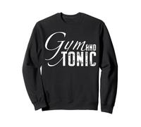 Gym and Tonic Buveur de Gin Fitness Cocktail Lover Workout Sweatshirt
