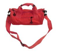 Gym Bag, Barrel Purse, Large Capacity Workout Carrier with Adjustable Strap, Canvas Material, Multipurpose Storage Duffel for Dance Yoga Swim Hiking Travel and School Use, 11.02x5.91 inches