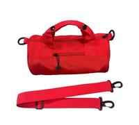 Gym Bag, Shoulder Barrel Purse, Large Capacity Storage Carrier, Adjustable Strap Design, Multi-Compartment Interior, Perfect for Hiking, Yoga, Dance, Swim, School, 28x15cm Black Red Cyan Blue Yellow