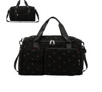 Gym Bag, Sports Bag with Shoes Compartment, Portable Training Supplies, Travel Accessories for Women, Large Capacity, Sturdy Construction, 18.9x9.45x10.63 inches