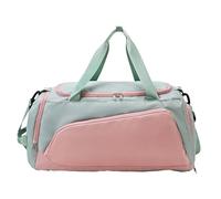 Gym Bag, Travel Backpack, 22.44x11.02x11.02inches, Duffle Bag with Shoe Compartment, Waterproof and Spacious Design, Ideal for for Yoga, Basketball, Swimming, Dormitory, Students, Black/Green/Blue