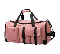 Gym Bag Womens - Travel Duffle Bags | Foldable Exercise Insert | Workout Tote Organizer | Minimalist Clutch with Dry and Wet Separation for Jump Ropes Bands Sneakers Towels Gloves Indoor