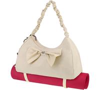 Gym Bag Womens With Shoe Compartment Yoga Mat Bag With Wet And Bottle Pockets Overnight Weekend Bag With Strap