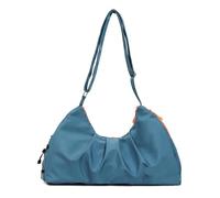 Gym Bags Male Shoulder Packing Fitness Yoga Travel Bolsas for The Weekend Large Women's Shoe Pocket Men Female Swimming Sports pour La Gym, Le Fitness, Le Week-End(Blue)