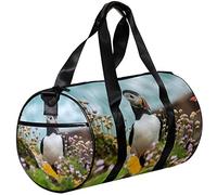 Gym Bags Small Duffel Bag Sports Tote for Yoga,Bird and Flower,Outdoor Fitness Bags Carry on Bag