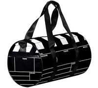 Gym Bags Small Duffel Bag Sports Tote for Yoga,Black White Movie Board,Outdoor Fitness Bags Carry on Bag