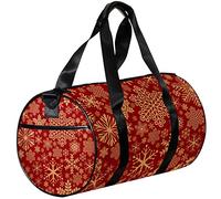 Gym Bags Small Duffel Bag Sports Tote for Yoga,Christmas Snowflake Pattern,Outdoor Fitness Bags Carry on Bag