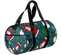 Gym Bags Small Duffel Bag Sports Tote for Yoga,Christmas Snowman Santa,Outdoor Fitness Bags Carry on Bag