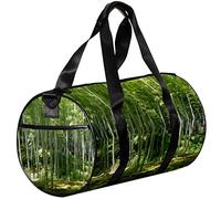 Gym Bags Small Duffel Bag Sports Tote for Yoga,Green Tree,Outdoor Fitness Bags Carry on Bag
