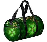 Gym Bags Small Duffel Bag Sports Tote for Yoga,Leaves St.Patrick's Day,Outdoor Fitness Bags Carry on Bag