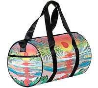 Gym Bags Small Duffel Bag Sports Tote for Yoga,Natural Scenery Sea Sun,Outdoor Fitness Bags Carry on Bag