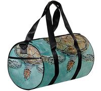Gym Bags Small Duffel Bag Sports Tote for Yoga,Sea Turtle in Ocean,Outdoor Fitness Bags Carry on Bag