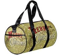 Gym Bags Small Duffel Bag Sports Tote for Yoga,Snowflake Merry Christmas,Outdoor Fitness Bags Carry on Bag