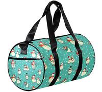 Gym Bags Small Duffel Bag Sports Tote for Yoga,Snowman Christmas Snow,Outdoor Fitness Bags Carry on Bag