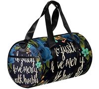 Gym Bags Small Duffel Bag Sports Tote for Yoga,Tropical Leaves World,Outdoor Fitness Bags Carry on Bag