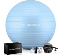 Gym Ball With Anti-Burst System-Fitness Pilates Yoga-Pregnancy Ball With Air Pump Included.[W96]