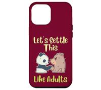 Gym Biceps Let's Settle This Like Adults Citation Arm-Wrestling Coque pour iPhone 12 Pro Max