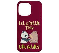 Gym Biceps Let's Settle This Like Adults Citation Arm-Wrestling Coque pour iPhone 14 Pro Max