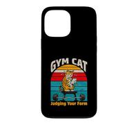 Gym Cat Juger Your Form Fitness Workout Coque pour iPhone 13 Pro Max