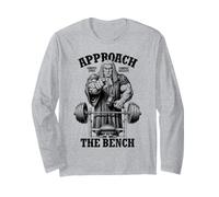 Gym Chest Day Judge Approach The Bench Muscle Workout Manche Longue