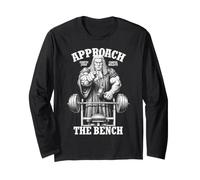 Gym Chest Day Judge Approach The Bench Muscle Workout Manche Longue