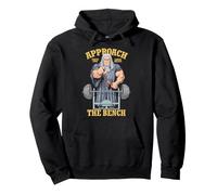Gym Chest Day Judge Approach The Bench Muscle Workout Sweat à Capuche