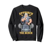 Gym Chest Day Judge Approach The Bench Muscle Workout Sweatshirt